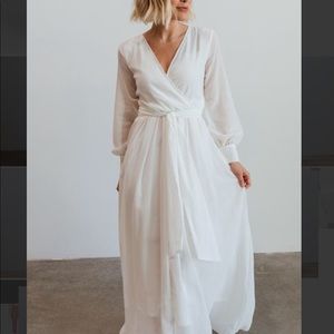 Baltic Born Lydia Off White Maxi Dress